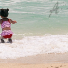 To jump in or not to jump in, that is the question! At Fort Lauderdale Beach, 2013